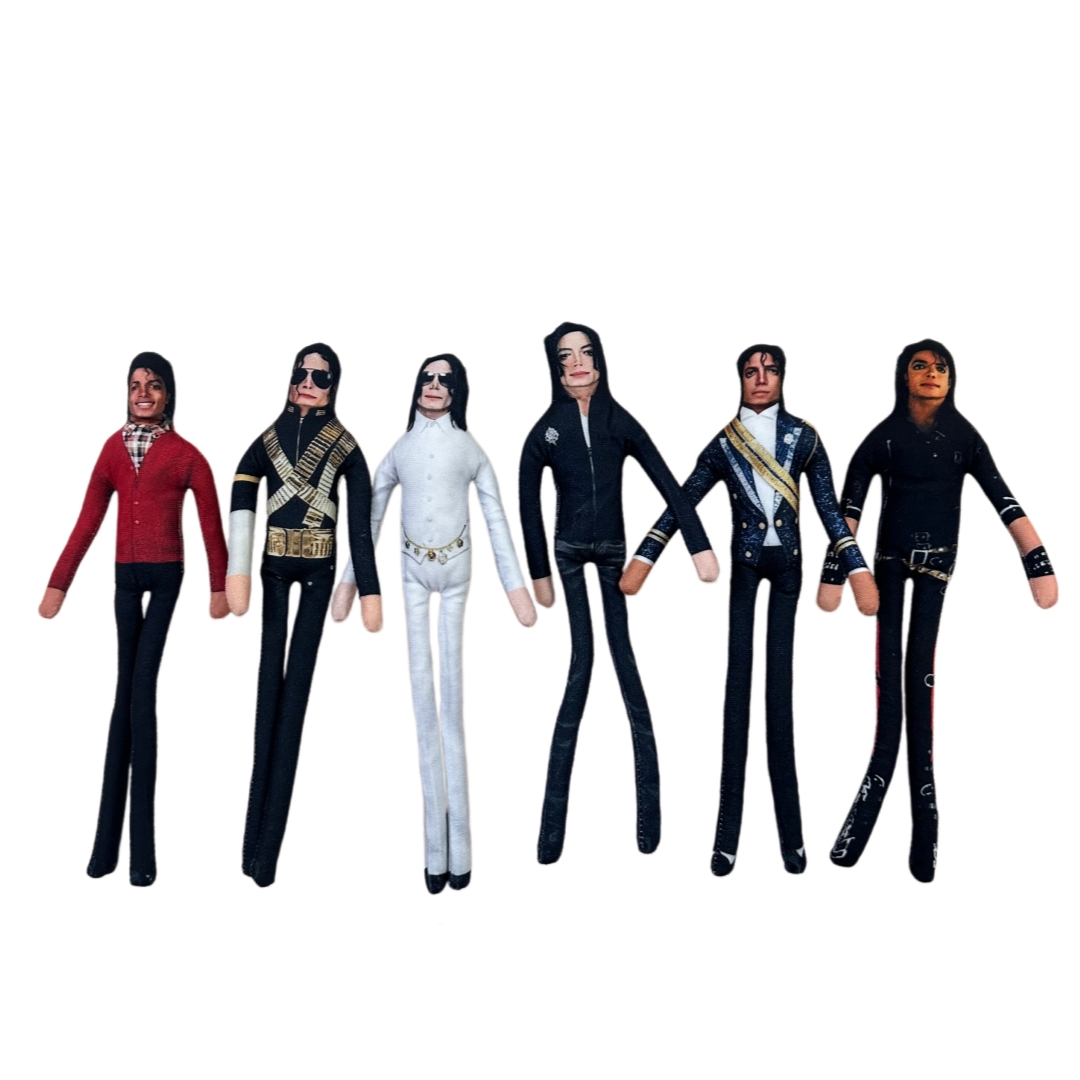 1-6개 마이클 잭슨 코스프레 소품 인형 플러시 피규어 - Anime Cosplay And Costumes 리뷰 및 가격