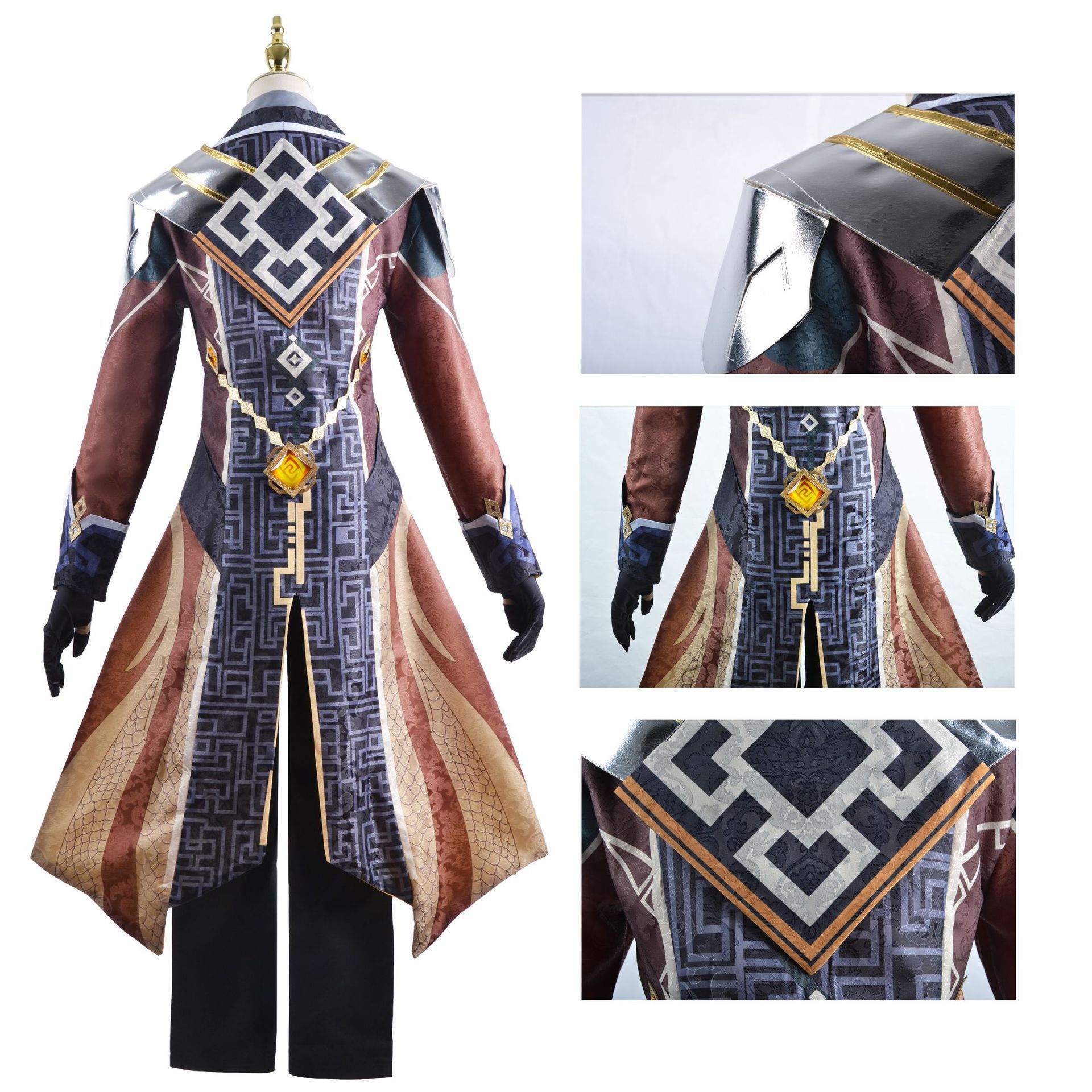 Genshin Impact 코스프레 의상 세트는 Zho - Anime Cosplay Outfits Male 리뷰 및 가격